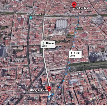 Apartment Cosy 3bdr Flat, 8mins To La Ramblas Barcelona